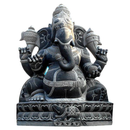 Ganesha black Sitting Statue Temple Statues For Sale Online
